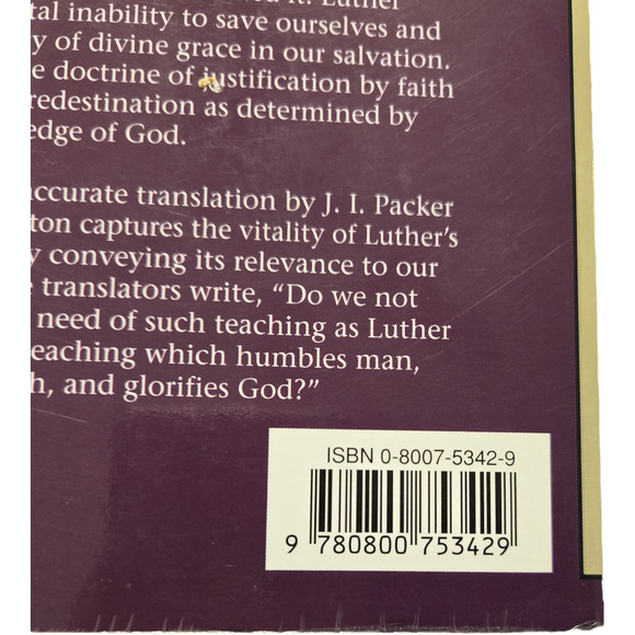 The bondage of the will by Martin Luther 0800753429 Revell - Picture 8 of 8